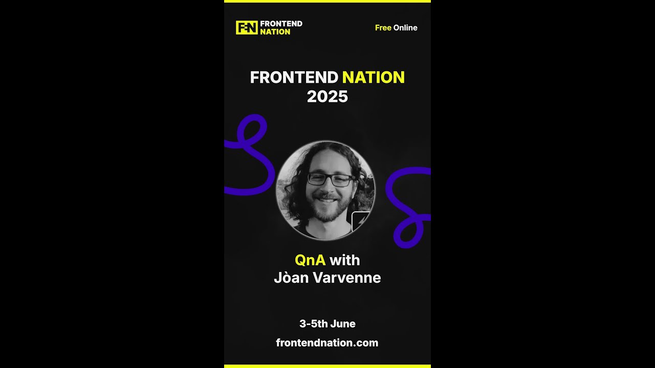 Which AI Tools Jòan Varvenne Uses | Frontend Nation 2025