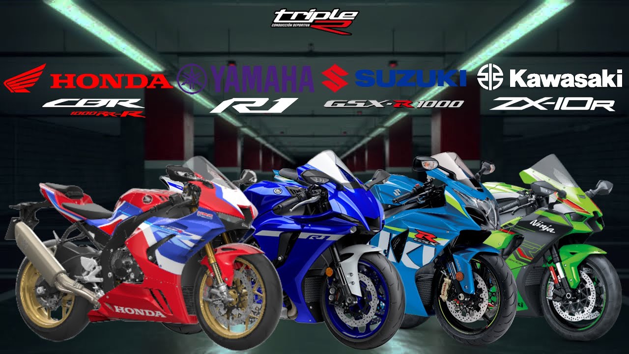 Las mejores súper deportivas 1000 RR. Kawasaki Zx10R vs Suzuki GSX