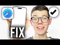 How To Fix Safari Not Opening Or Loading Sites On IPhone Full Guide