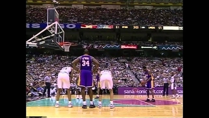 Tim Duncan 2003 vs Lakers G1: 28Pts 8Rebs 7Asts 