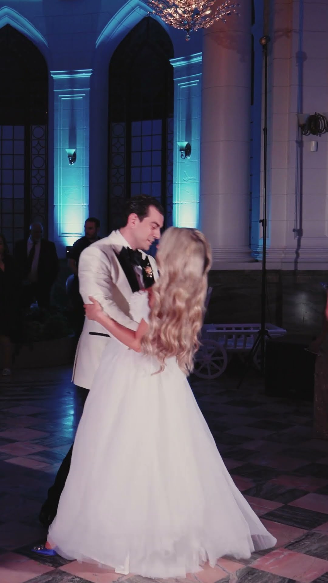 Leah and Alexander's one-minute wedding teaser at Casa Loma, vertical cut for social