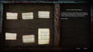 NOTICES: Get Your Mitts Off My Mattress (Witcher 3 In-Game Lore Read Aloud)