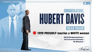 UNC Basketball Head Coach Hubert Davis Wants You To know He's " Very PROUD That His Wife Is WHITE"
