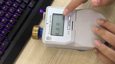 GPRS watermeter how to use