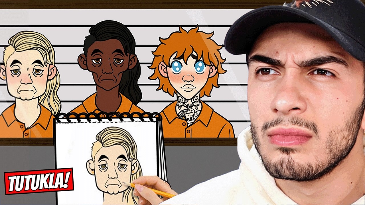 POLİSLER İÇİN ROBOT RESİM ÇİZİYORUM | SKETCHY INDIVIDUALS