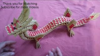 How to make 3D Origami Chinese Dragon tutorial Easy #diy#papercraft #origami #3dorigami #how