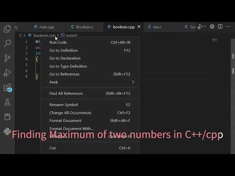 Finding Maximum Of Two Numbers iN C++/cpp