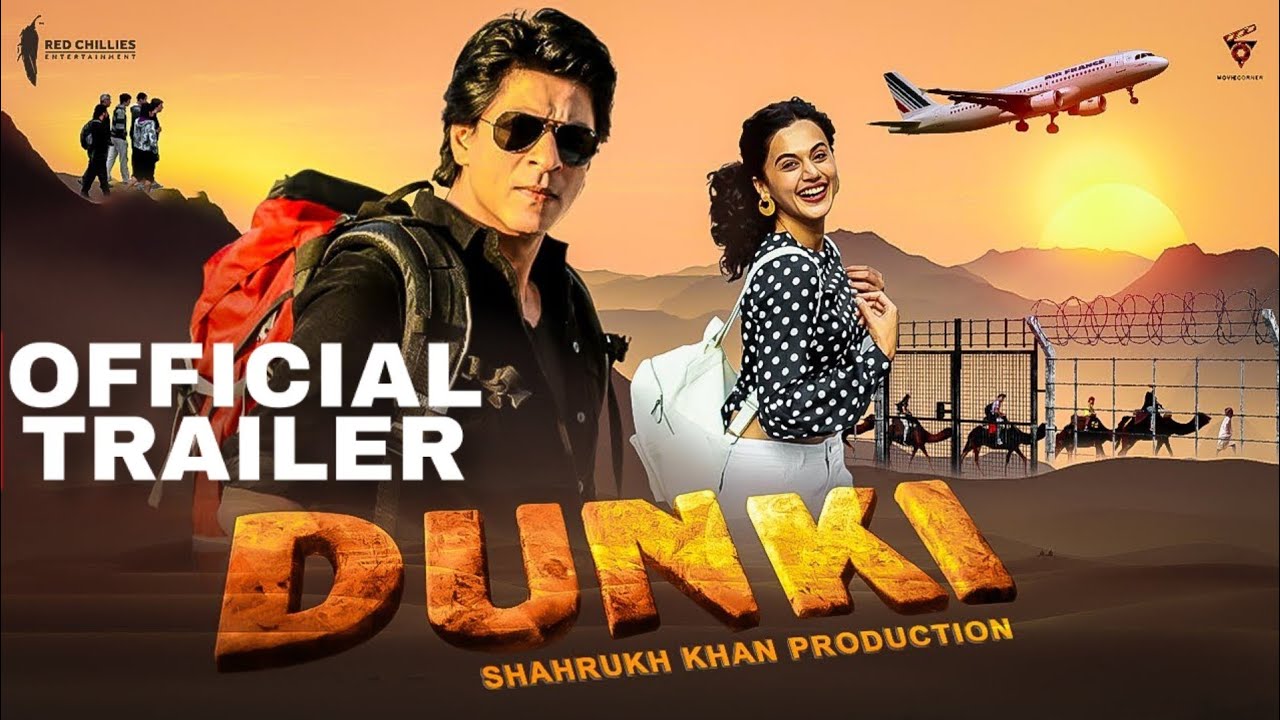 Dunki trailer release date shah rukh khan,taapsee pannu,rajkumar hirani