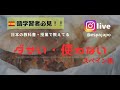 【スペイン語】教科書のダサい・使わないスペイン語インスタ　Live収録動画※コメなし