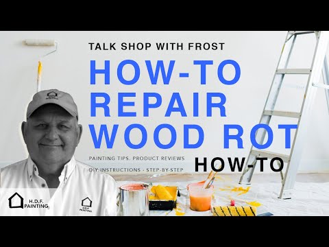 Como reparar Rotted madeira com Abatron Epoxy Kit | DIY Passo-a-passo