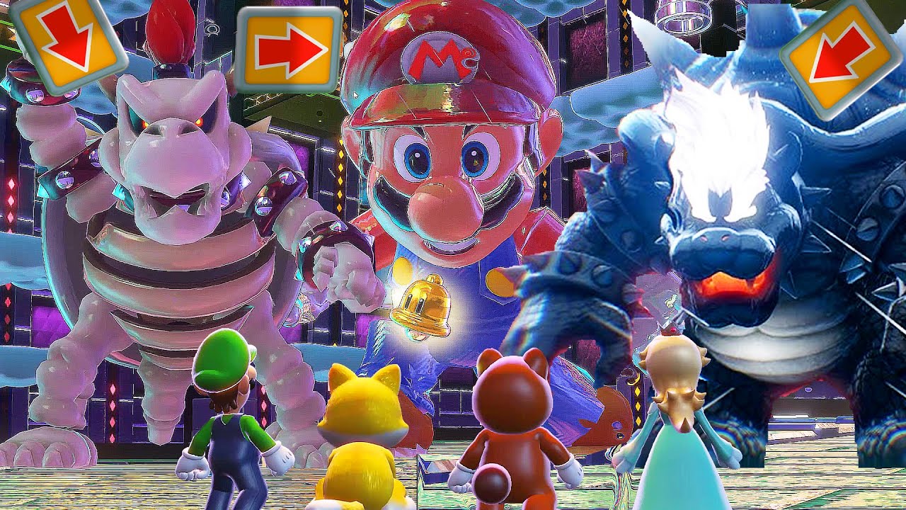 Super Mario 3D World - All Special Bowser Boss Fights (HD) - YouTube