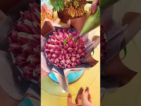 Video Cách làm Bánh Kem Bó Hoa ( phần 2 ) - Linh Đóm - youtube