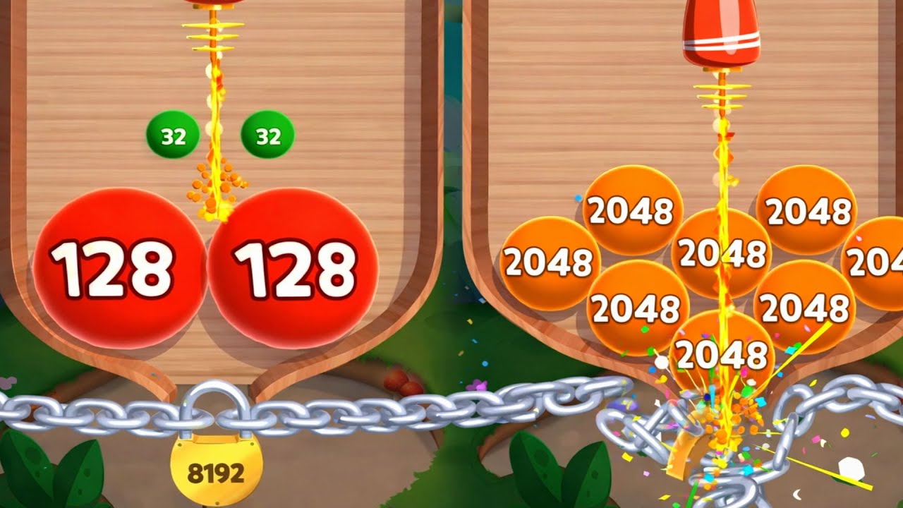 🔥 Laser Bubbles 3D Blob Merge 2048 ✨ Android & iOS Gameplay Walkthrough So Satisfying ASMR Ep-179