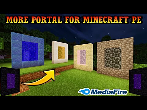 More portal for Minecraft pocket edition | more portal in Minecraft PE | More dimensions |Roargaming