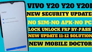 VIVO Y20 Y20G V2027 FRP-BYPASS NEW SECURITY UPDATE SOLUTION LOCK UNLOCK GOOGLE ACCOUNT UNLOCK