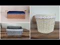 3 HARİKA SEPET YAPIMI / MAKING 3 AMAZING BASKETS  #рециркулировать #リサイクル