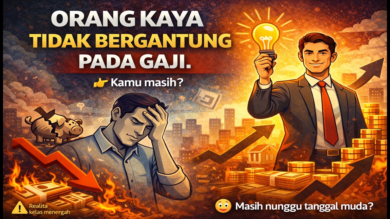 PERBEDAAN ORANG KAYA DAN ORANG MISKIN ‼️ ORANG KAYA TIDAK MENGANDALKAN GAJI ⁉️
