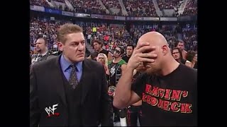 Stone Cold Steve Austin Interrupted By The New Commissioner Mick Foley (2/2) WWESmackdown 10-11-2001