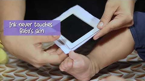 Retail Rover - How To Use Baby Handprint and Footprint Kit