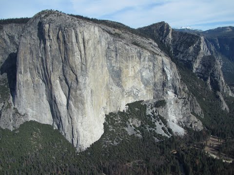 最終氷期最盛期以降のヨセミテバレーの落石、崖の隠れ家