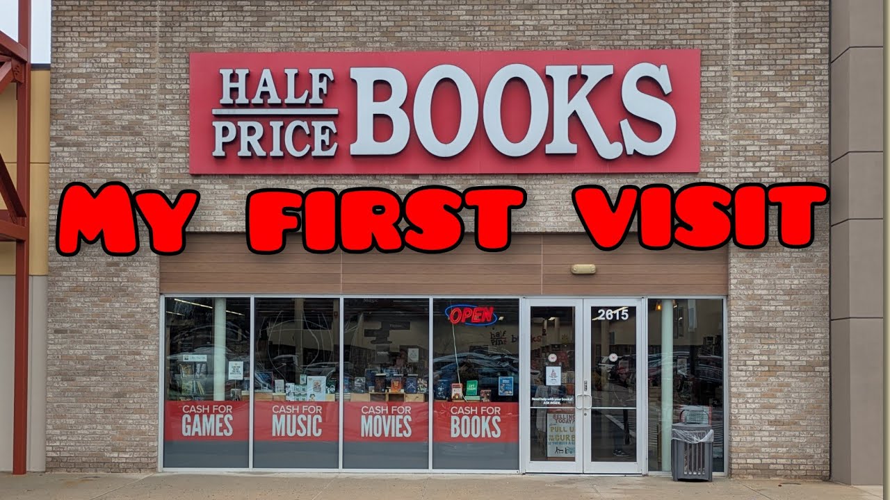 My First Visit To Half Price Books - Finding Bluray & DVDs - YouTube