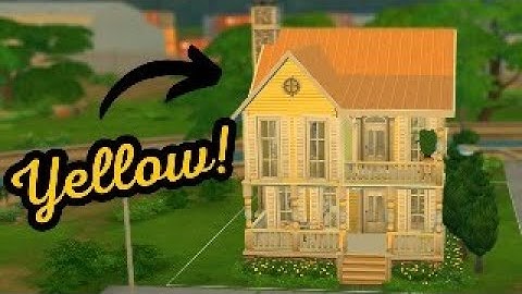I tried SOLID COLOR BUILD CHALLENGE // The Sims 4 // CC // Speed Build