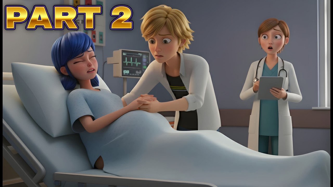 Marinette suddenly feels pain, and Adrien is worried about her😥💔[part 2].  