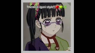 Kny girls in igari/ heisei retro style!? 😌🤌🏻 || #igari #Girls #ItZMiyu #Trending #Viral #ibispaintx