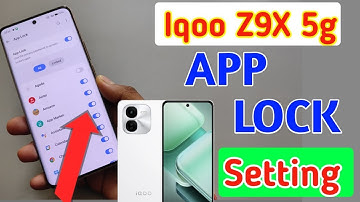 How to lock apps in Iqoo z9x 5g/Iqoo z9x 5g me app lock kaise kare/iqoo app lock setting