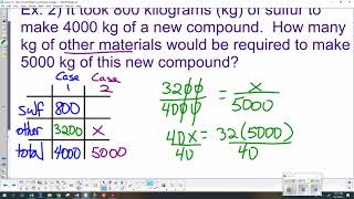 Saxon Algebra 2 Lesson 18 Ratio Word Problems and Similar Triangles