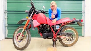 Abandoned in a barn for 13 years 88' Yamaha XT350 CAN A NON MECHANIC BRING IT BACK TO LIFE?