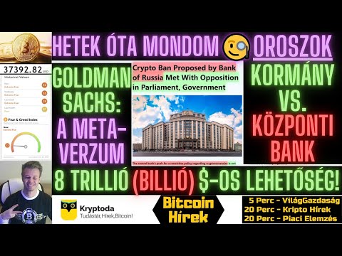 Bitcoin Hírek (472) - Ezt mondom hetek óta: Az Oroszoknál a Kormány nekiment a Központi Banknak 