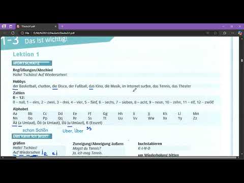 Deutsch Com Buch Lektion1 G10 S1 STEM Curriculum 