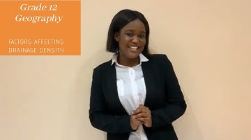 Grade 12 Geography -  Infiltration, runoff and drainage density