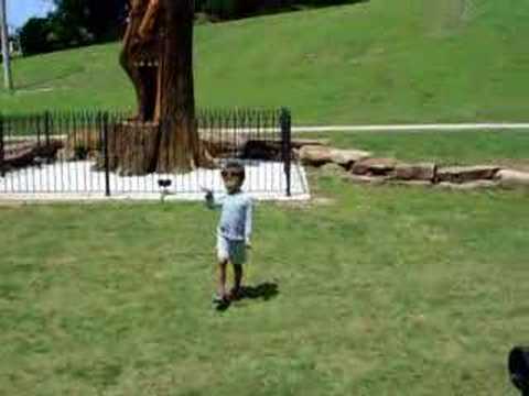 4 YR OLD (ALMOST 5) MARCO HATTON DANCES TO THE MUSIC AT SPRING PARK IN TUSCUMBIA, AL IN MAY 2006. MARCO IS THE SON OF TIM & LAURA HATTON; GRANDSON OF TERRELL & KAY HATTON OF RUSSELLVILLE, ALABAMA & MR. LI OF DAQING, CHINA.