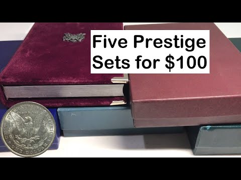 Deal On US Mint Prestige Proof Sets (1984, 1986, 1987, 1988, 1990)