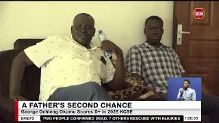 50-Year-Old Homa Bay Man Scores D In Kcse As Son Impresses With B-