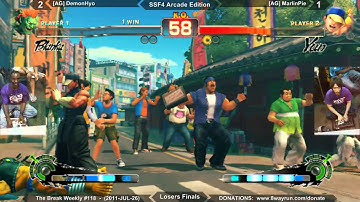 The Break Weekly #117 - SSF4ae LF - [AG] DemonHyo VS [AG] MarlinPie