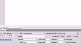 Famous Dreamweaver CS4 Tutorial   30   More on Custom Text Fields Profile