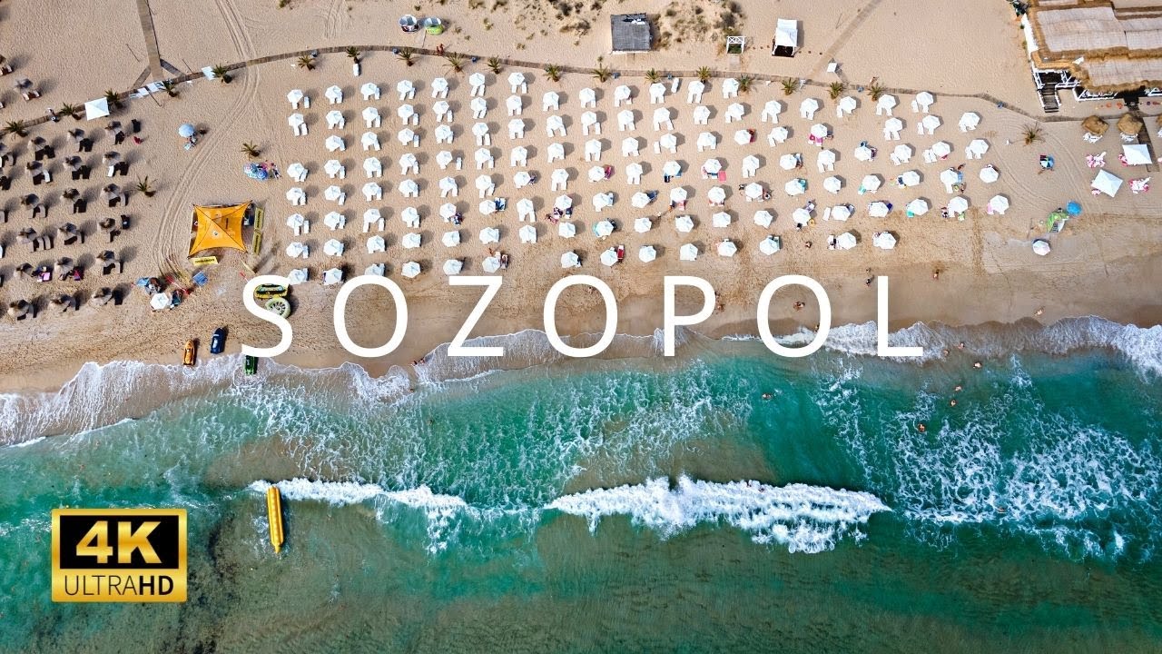 ⁣SOZOPOL, Bulgaria 🇧🇬 4K Ultra HD 60fps by Drone - Beach Lover's Paradise