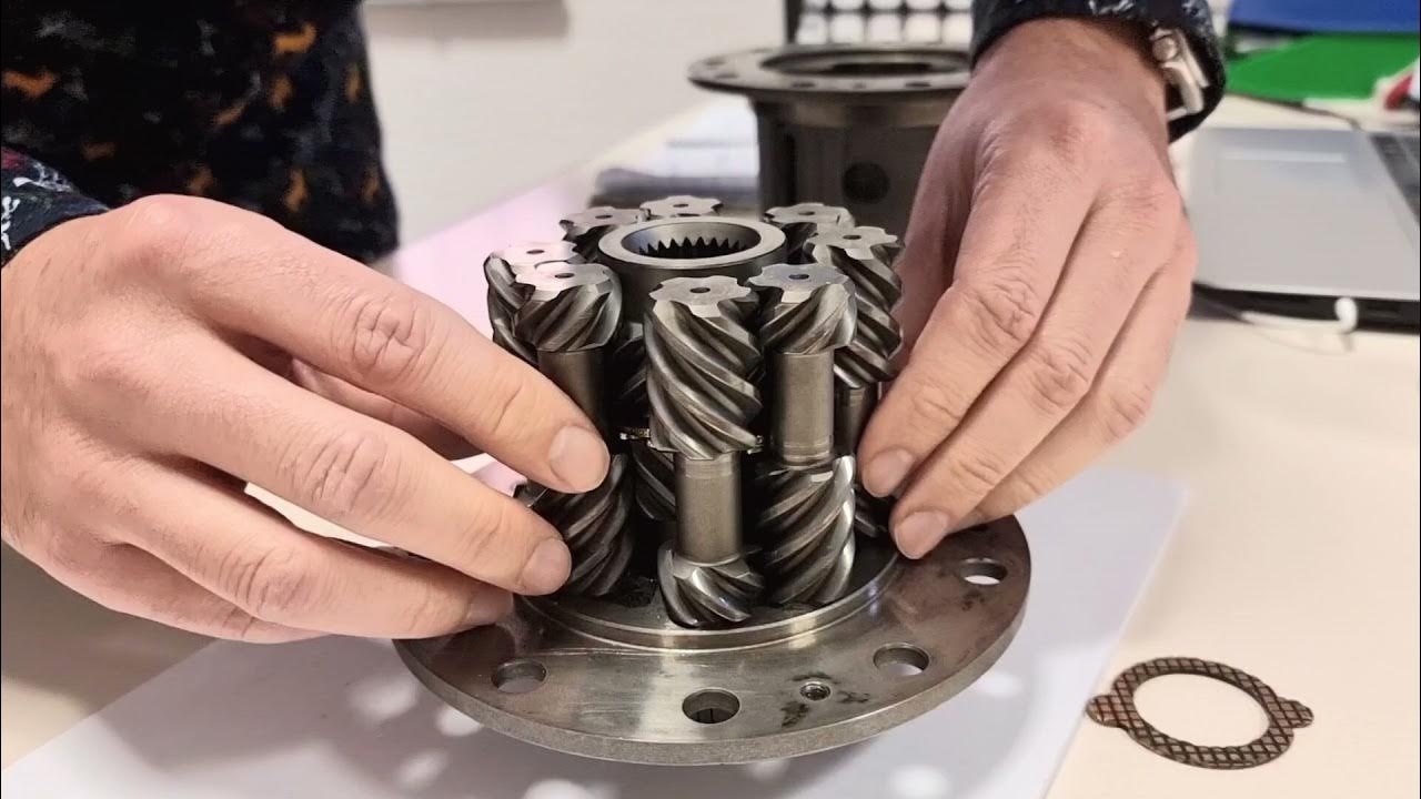 Miata Torsen T2 limited slip differential assembling YouTube