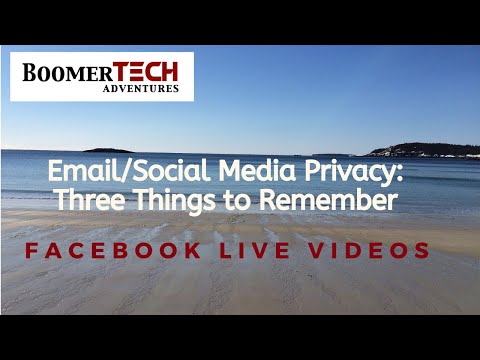 Safeguard your privacy and security when using email and social media.