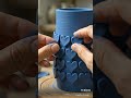 Blue Heart Tulip Vase Creation #art #craft #diy #shorts #ytshorts
