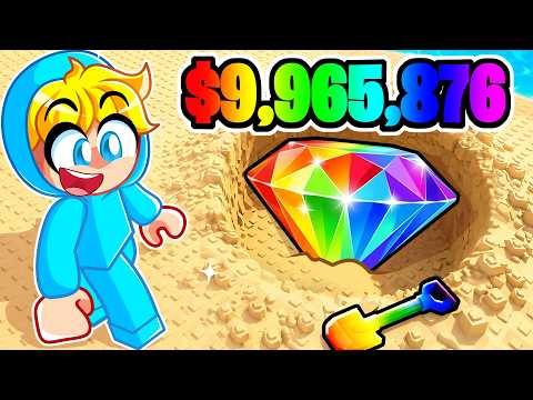 I DIG AND CLEAN TREASURES in Roblox!
