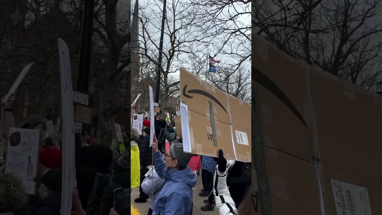 Hands Off! Protest. Middletown, CT. 4-5-25.