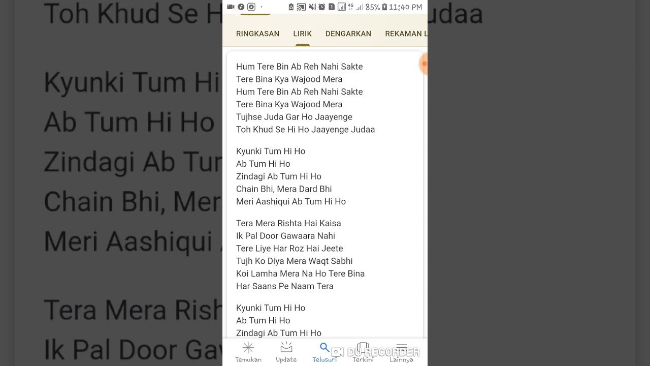Cover lagu Tum Hi HoAashiqui YouTube Cover lagu Tum Hi HoAashiqui YouTube
