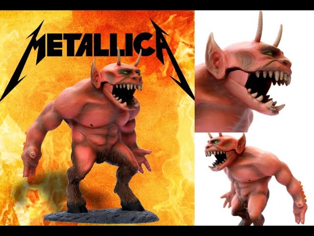 Metallica releasing statue of the monster from “Jump In The Fire