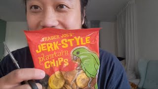 Asmr Plantain Chips Jerk Style Eating Sounds