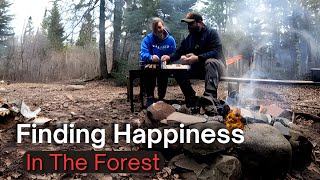 Hiking Date Turns into Romantic Picnic In the Woods.