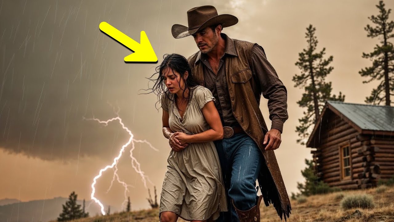 Bir kovboy fırtınada çığlığını duydu – onu korudu, ve kendi de sıcaklığa kavuştu